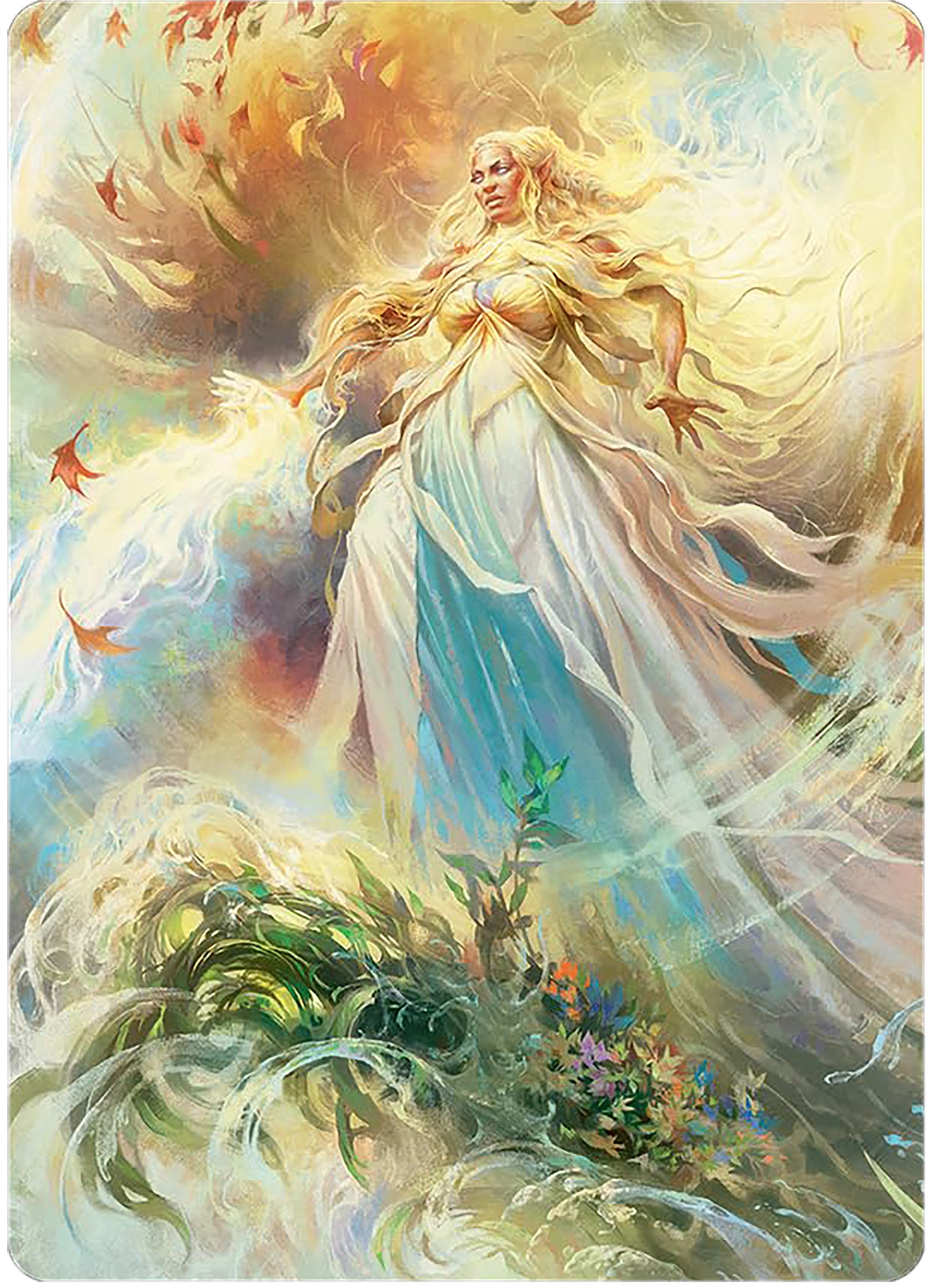 Galadriel, Light of Valinor Art Card [The Lord of the Rings: Tales of Middle-earth Art Series] | Good Games Modbury