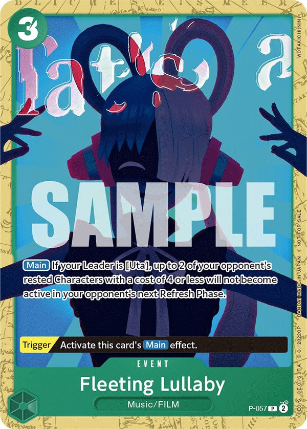 Fleeting Lullaby (Starter Deck 11: Uta Deck Battle) [One Piece Promotion Cards] | Good Games Modbury
