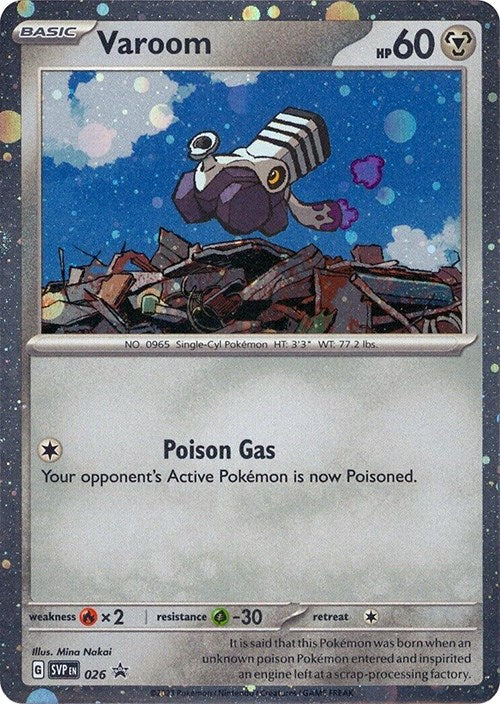 Varoom (026) (Cosmos Holo) [Scarlet & Violet: Black Star Promos] | Good Games Modbury