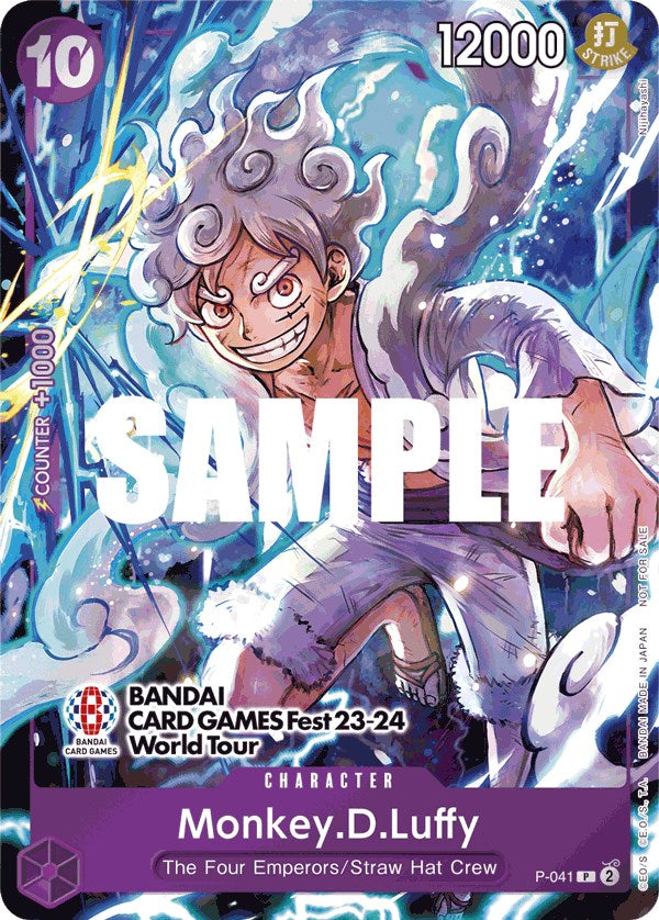 Monkey.D.Luffy (BANDAI CARD GAMES Fest 23-24 World Tour) [One Piece Promotion Cards] | Good Games Modbury