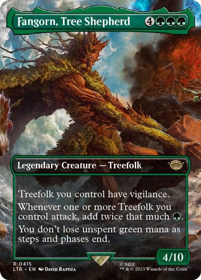 Fangorn, Tree Shepherd 415/281 (Universes Beyond: The Lord of the Rings: Tales of Middle-earth)  - Borderless Foil | Good Games Modbury