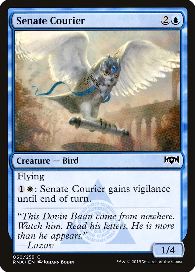 Senate Courier 50/259 (Ravnica Allegiance)  - Foil | Good Games Modbury