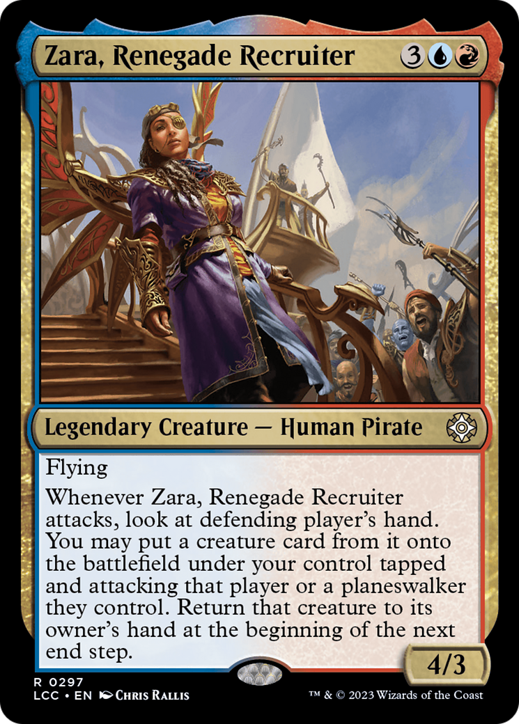 Zara, Renegade Recruiter [The Lost Caverns of Ixalan Commander] | Good Games Modbury