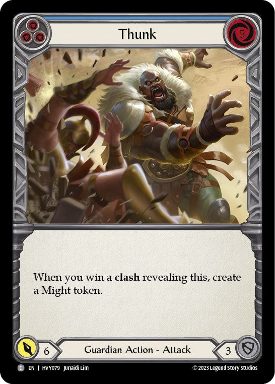 Thunk (Blue) [HVY079] (Heavy Hitters)  Rainbow Foil | Good Games Modbury