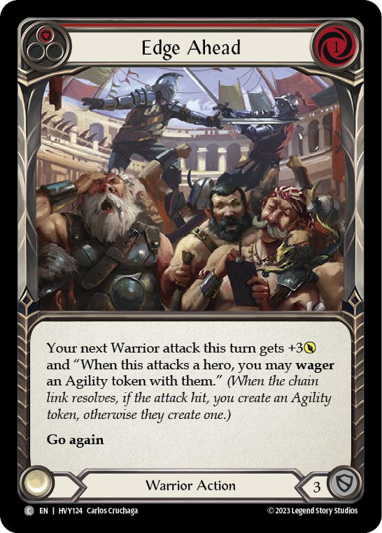 Edge Ahead (Red) [HVY124] (Heavy Hitters)  Rainbow Foil | Good Games Modbury