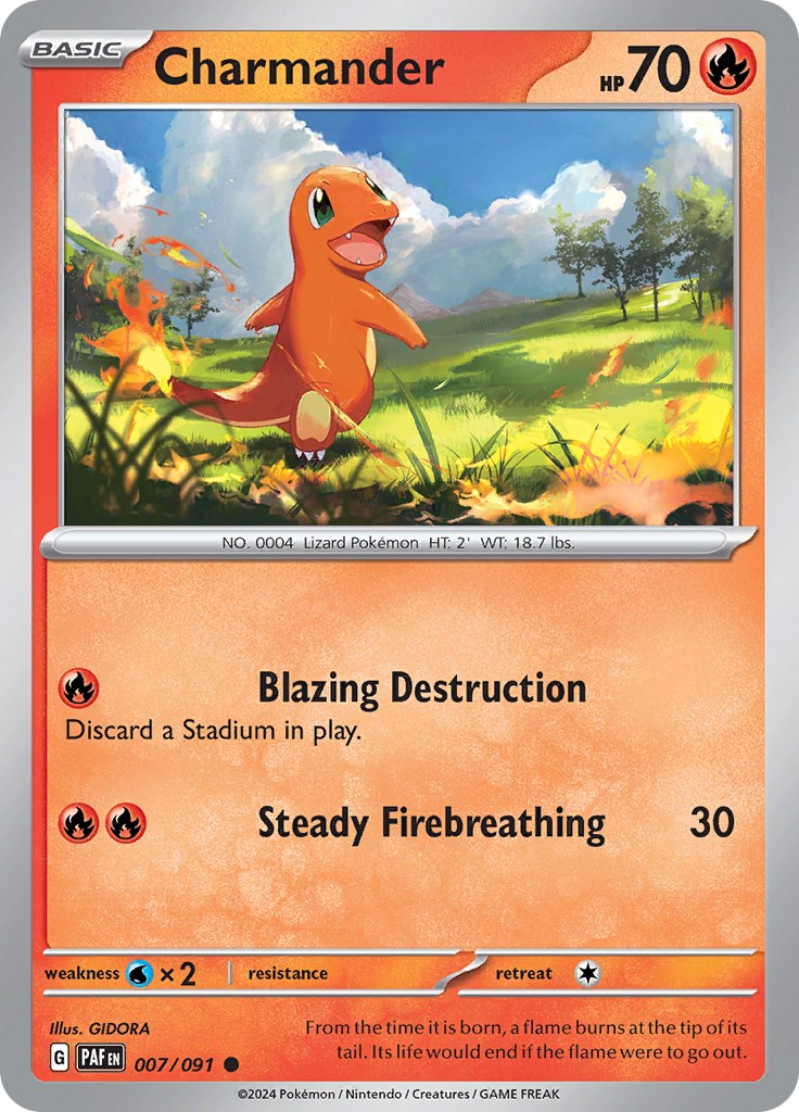 Charmander (007/091) [Scarlet & Violet: Paldean Fates] | Good Games Modbury