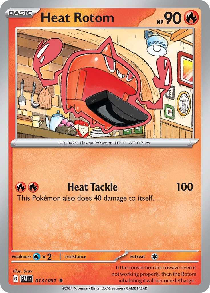 Heat Rotom (013/091) [Scarlet & Violet: Paldean Fates] | Good Games Modbury