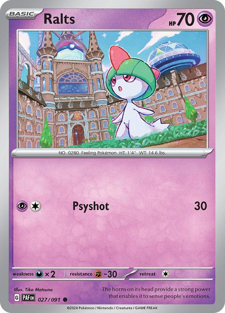 Ralts (027/091) [Scarlet & Violet: Paldean Fates] | Good Games Modbury