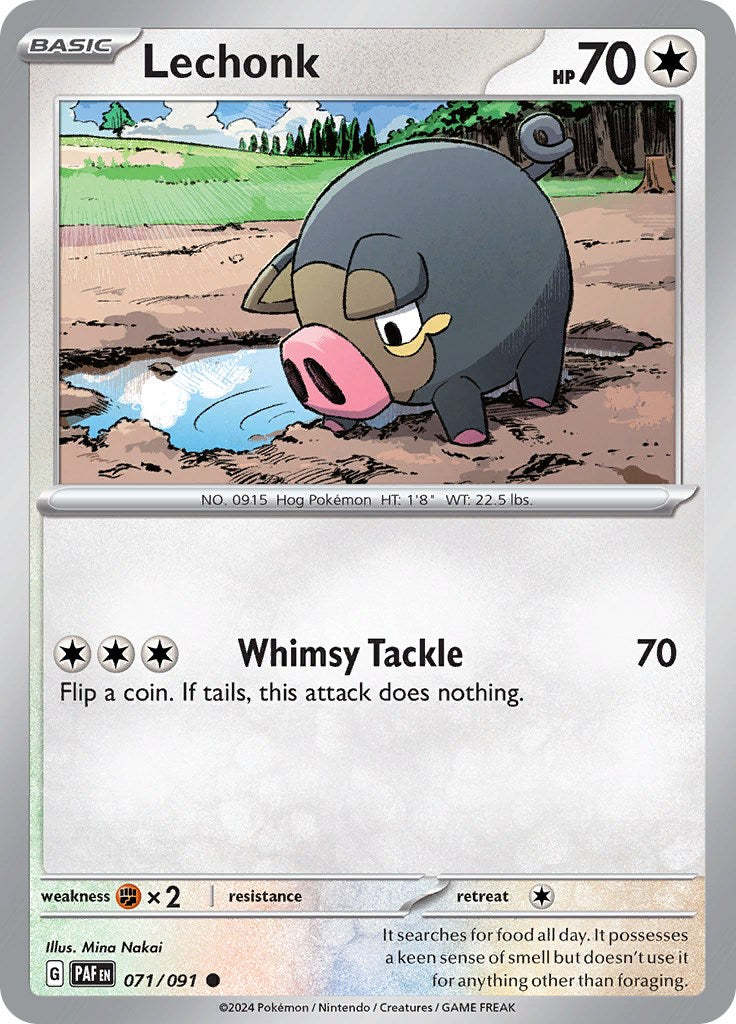 Lechonk (071/091) [Scarlet & Violet: Paldean Fates] | Good Games Modbury
