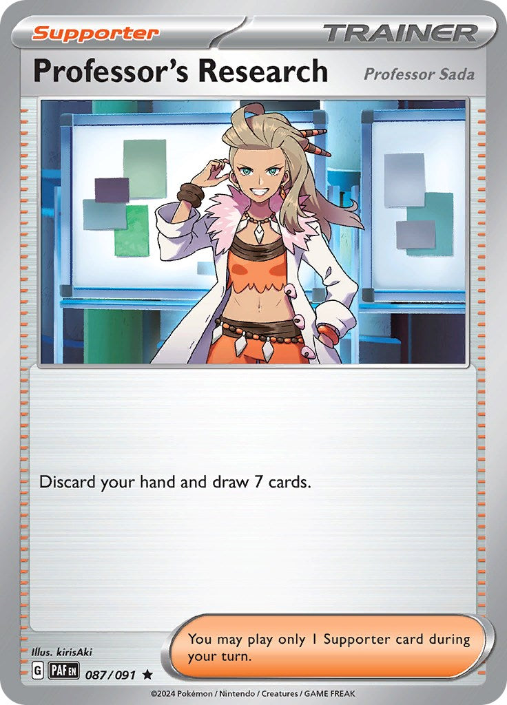 Professor's Research (087/091) [Scarlet & Violet: Paldean Fates] | Good Games Modbury