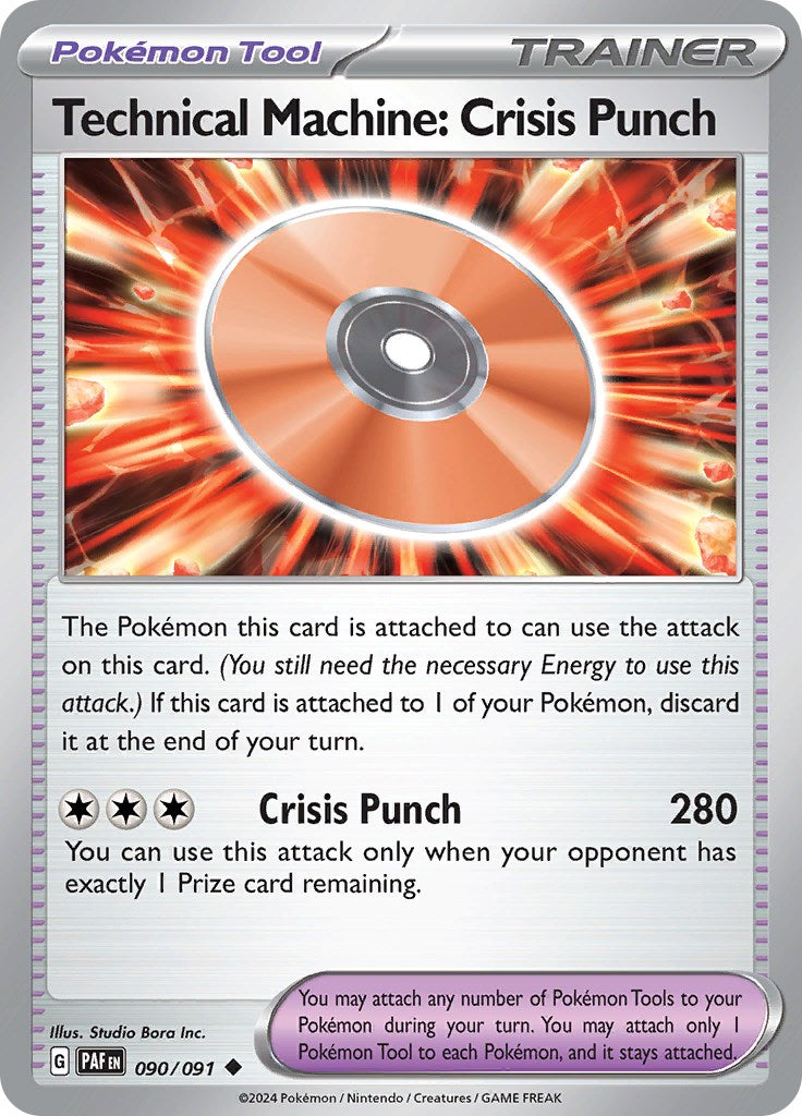 Technical Machine: Crisis Punch (090/091) [Scarlet & Violet: Paldean Fates] | Good Games Modbury