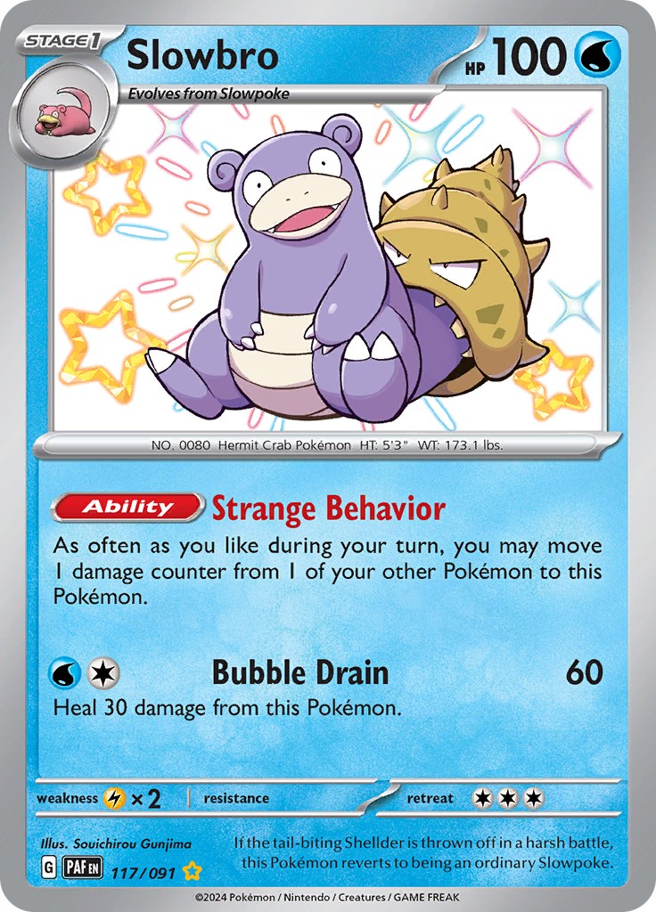 Slowbro (117/091) [Scarlet & Violet: Paldean Fates] | Good Games Modbury