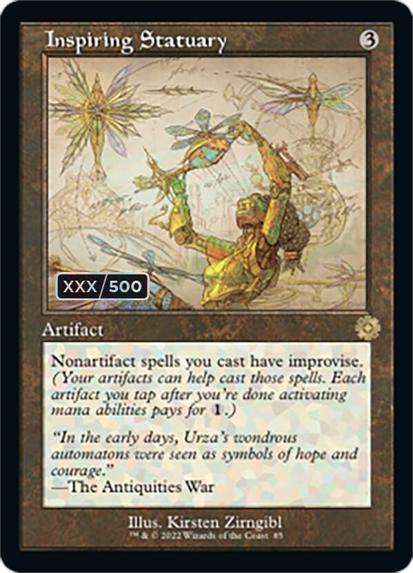 Inspiring Statuary Schematic Serial Numbered 85z/63 (The Brothers' War: Retro Frame Artifacts)  - Foil | Good Games Modbury