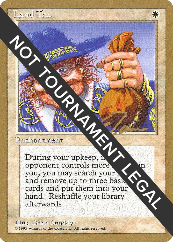 Land Tax 1996 Eric Tam 4ED et34/308 (World Championship Decks)  | Good Games Modbury