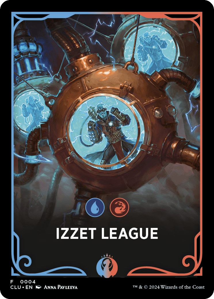 Izzet League Theme Card [Ravnica: Clue Edition Tokens] | Good Games Modbury