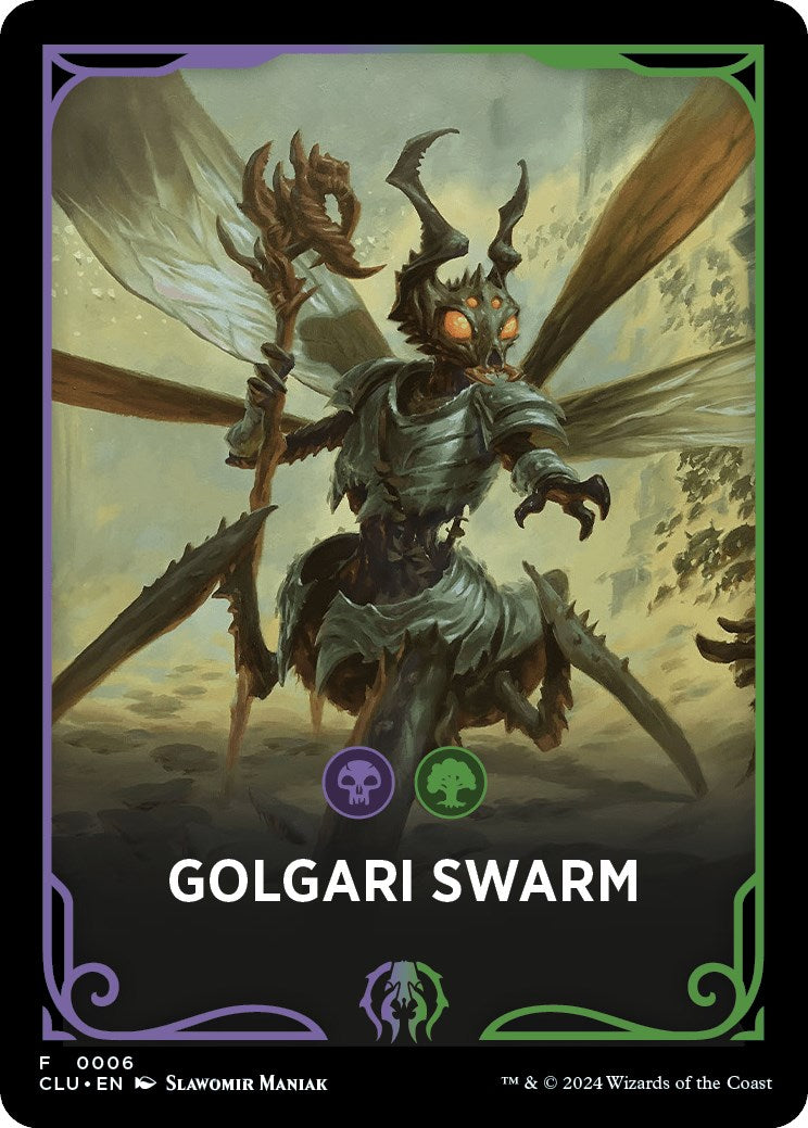 Golgari Swarm Theme Card [Ravnica: Clue Edition Tokens] | Good Games Modbury
