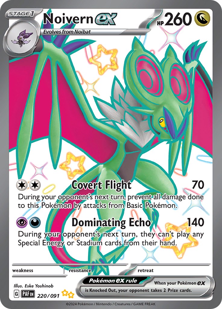 Noivern ex (220/091) [Scarlet & Violet: Paldean Fates] | Good Games Modbury