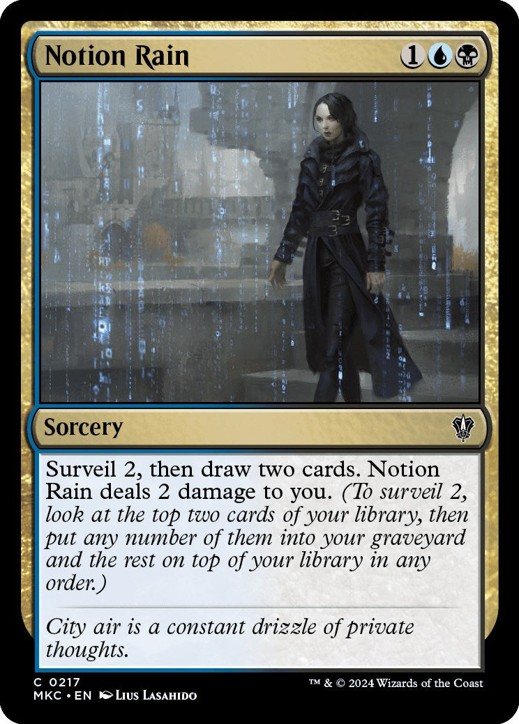 Notion Rain [Murders at Karlov Manor Commander] | Good Games Modbury
