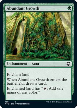 Abundant Growth 150/62 (Commander: Adventures in the Forgotten Realms)  | Good Games Modbury