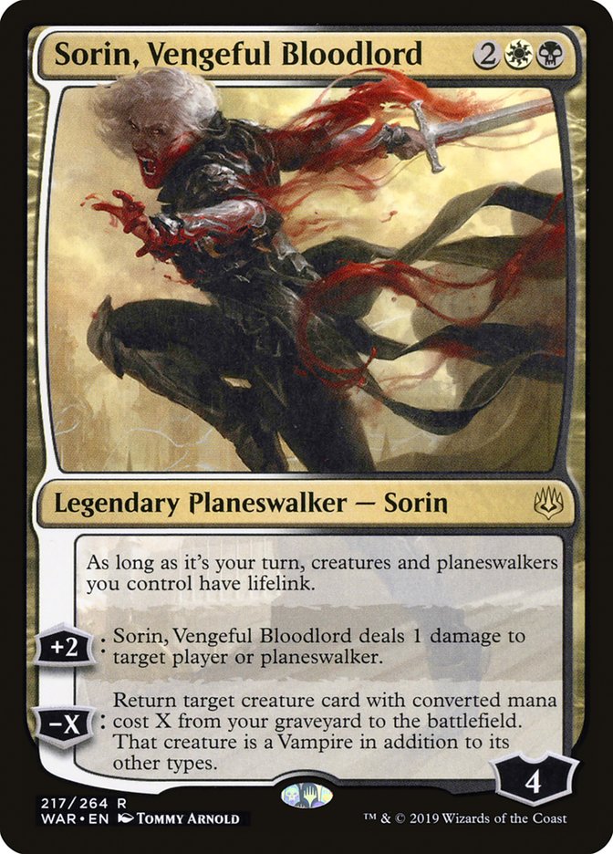 Sorin, Vengeful Bloodlord [War of the Spark] | Good Games Modbury