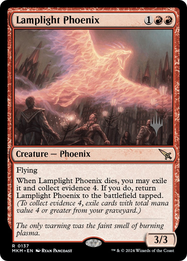 Lamplight Phoenix (Promo Pack) [Murders at Karlov Manor Promos] | Good Games Modbury
