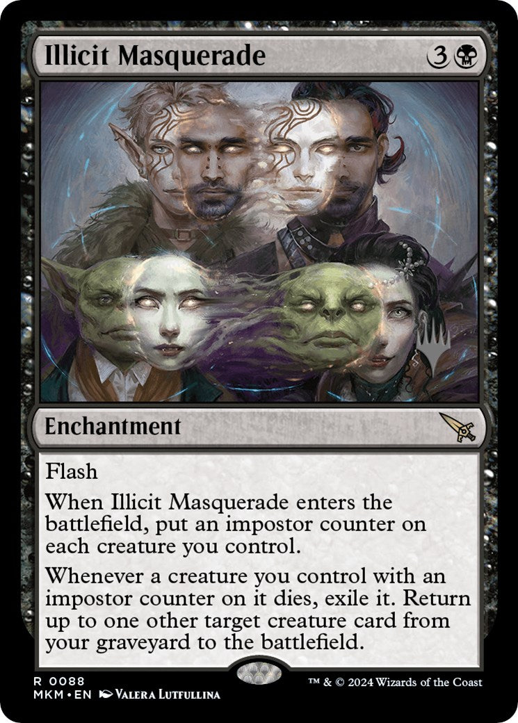 Illicit Masquerade (Promo Pack) [Murders at Karlov Manor Promos] | Good Games Modbury