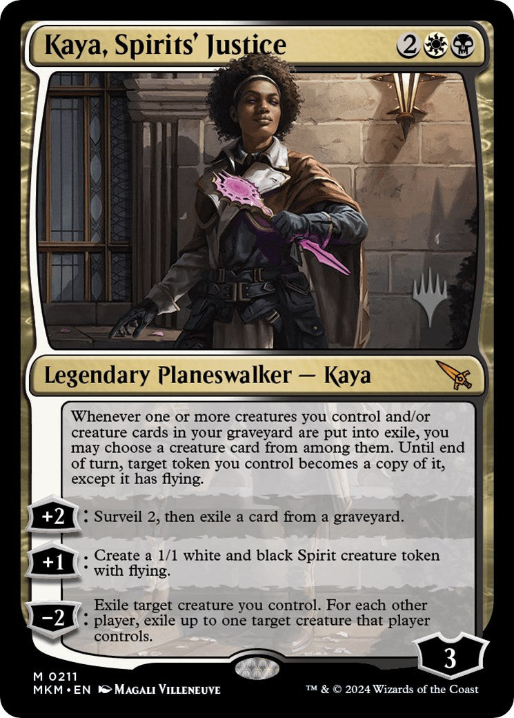 Kaya, Spirits' Justice (Promo Pack) [Murders at Karlov Manor Promos] | Good Games Modbury