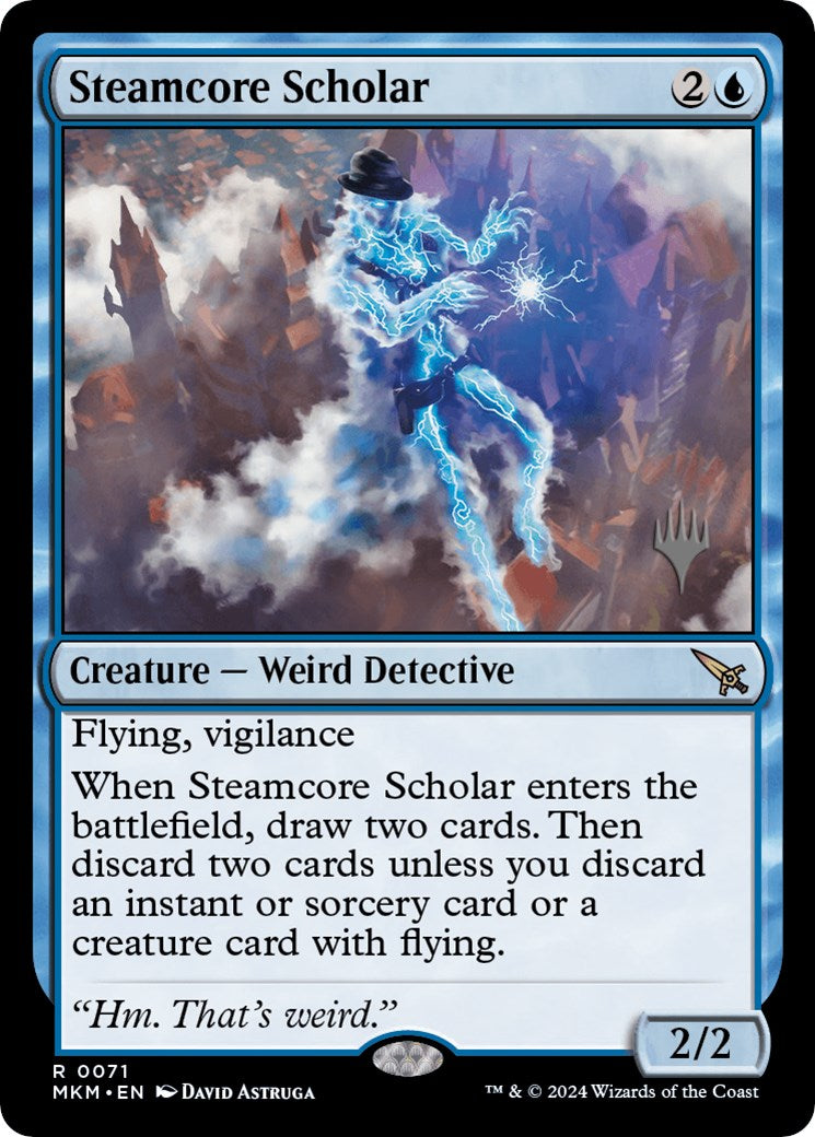 Steamcore Scholar (Promo Pack) [Murders at Karlov Manor Promos] | Good Games Modbury