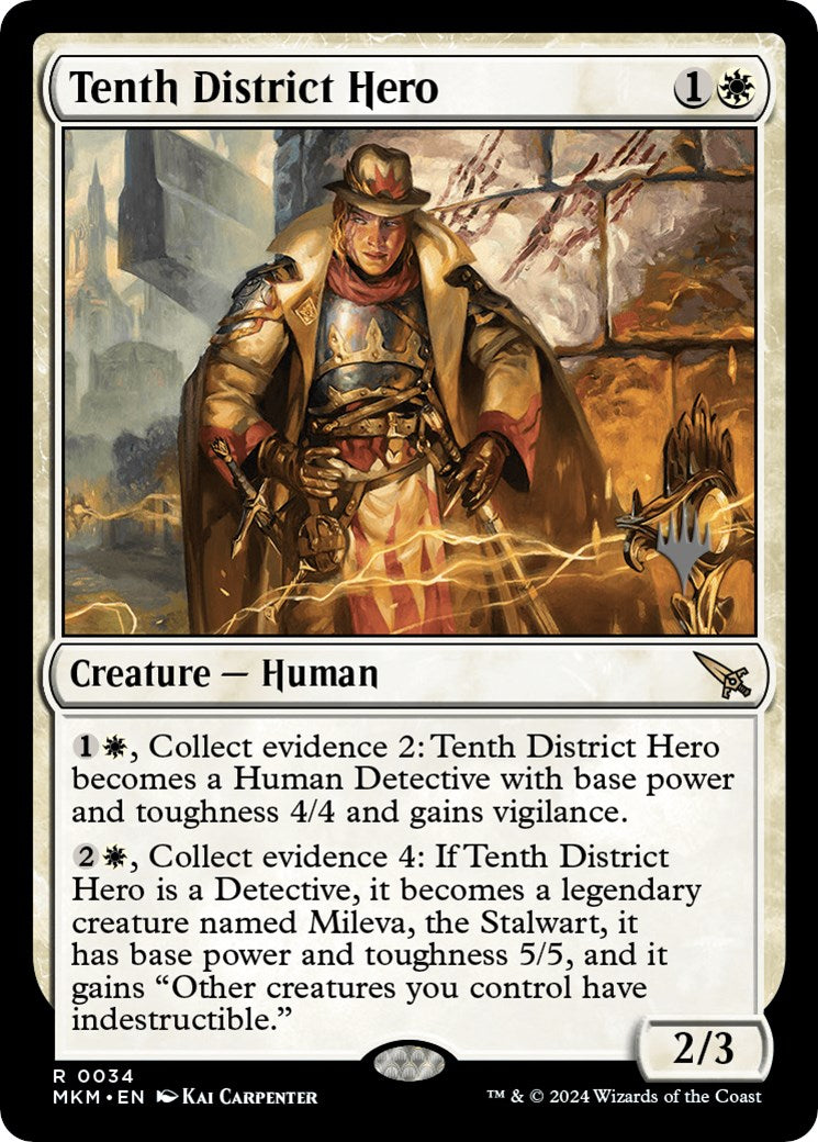 Tenth District Hero (Promo Pack) [Murders at Karlov Manor Promos] | Good Games Modbury