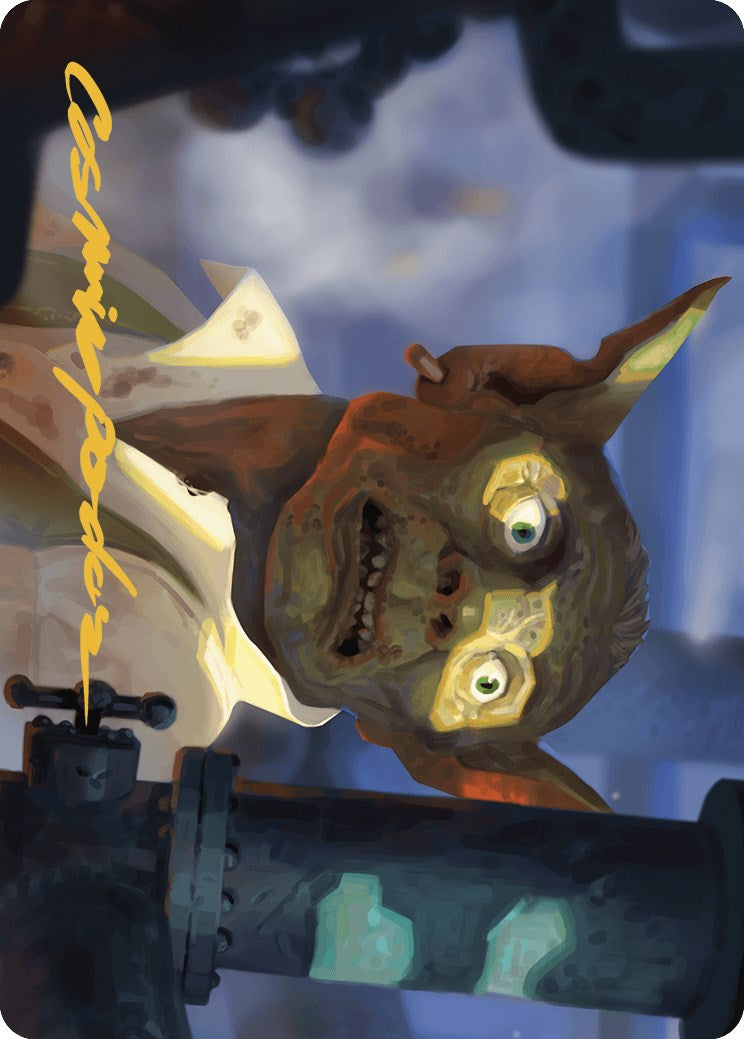 Fugitive Codebreaker Art Card (Gold-Stamped Signature) [Murders at Karlov Manor Art Series] | Good Games Modbury