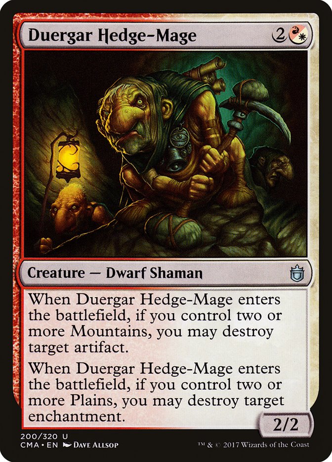 Duergar Hedge-Mage [Commander Anthology] | Good Games Modbury
