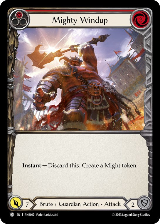 Mighty Windup (Red) [RNR012] (Rhinar Hero Deck) | Good Games Modbury