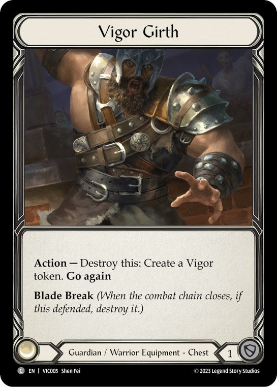 Vigor Girth [VIC005] (Heavy Hitters Victor Blitz Deck) | Good Games Modbury