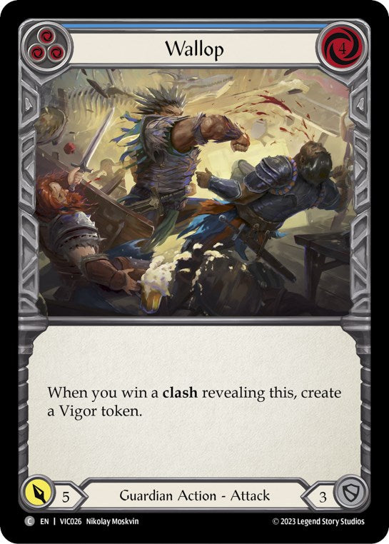 Wallop (Blue) [VIC026] (Heavy Hitters Victor Blitz Deck) | Good Games Modbury