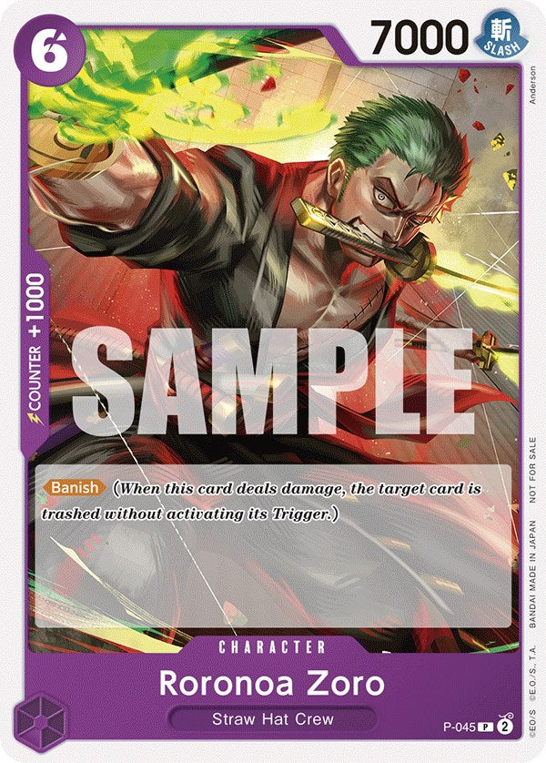 Roronoa Zoro (OP-06 Pre-Release Tournament) [Participant] [One Piece Promotion Cards] | Good Games Modbury