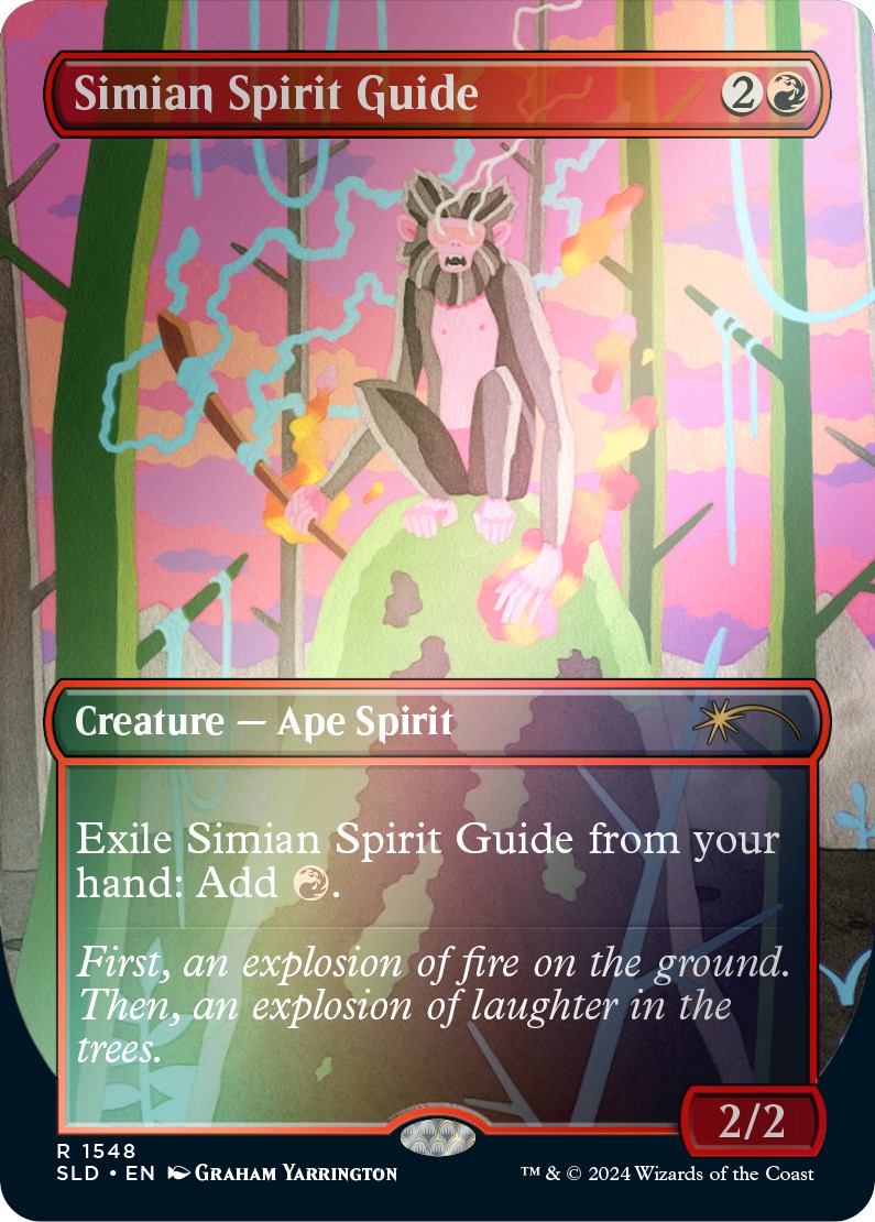 Simian Spirit Guide (Rainbow Foil) [Secret Lair Drop Series] | Good Games Modbury