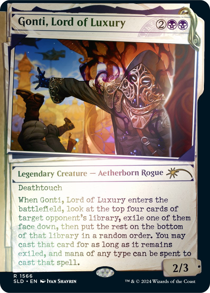 Gonti, Lord of Luxury (Rainbow Foil) [Secret Lair Drop Series] | Good Games Modbury