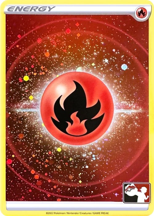 Fire Energy (Cosmos Holo) [Prize Pack Series Three] | Good Games Modbury