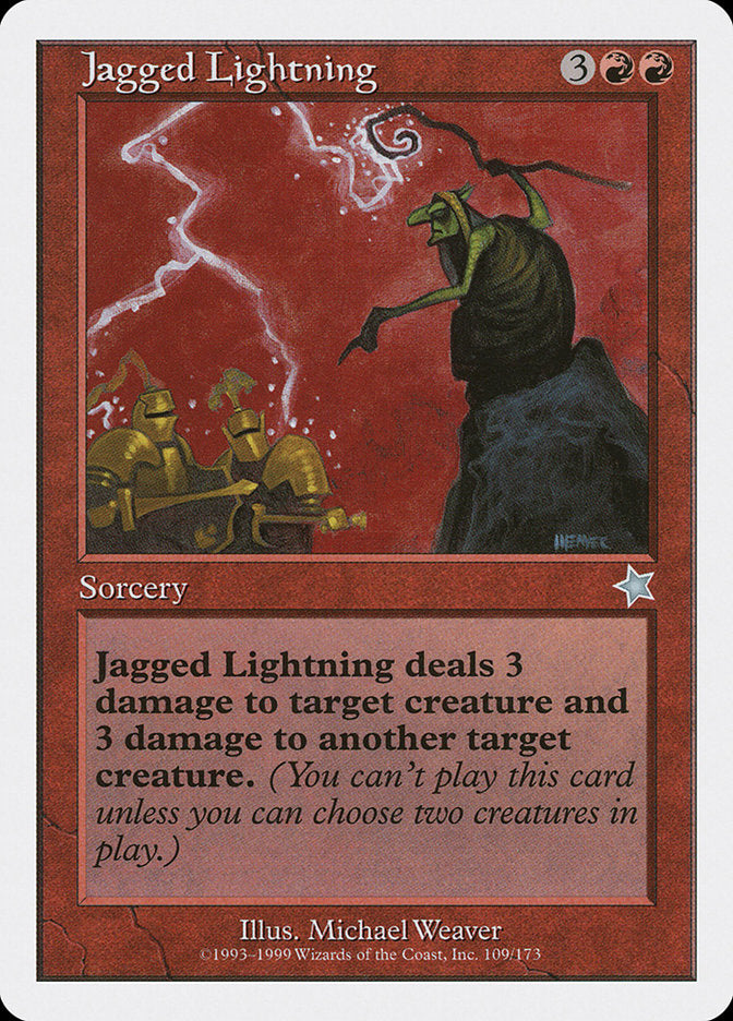 Jagged Lightning 109/173 (Starter 1999)  | Good Games Modbury