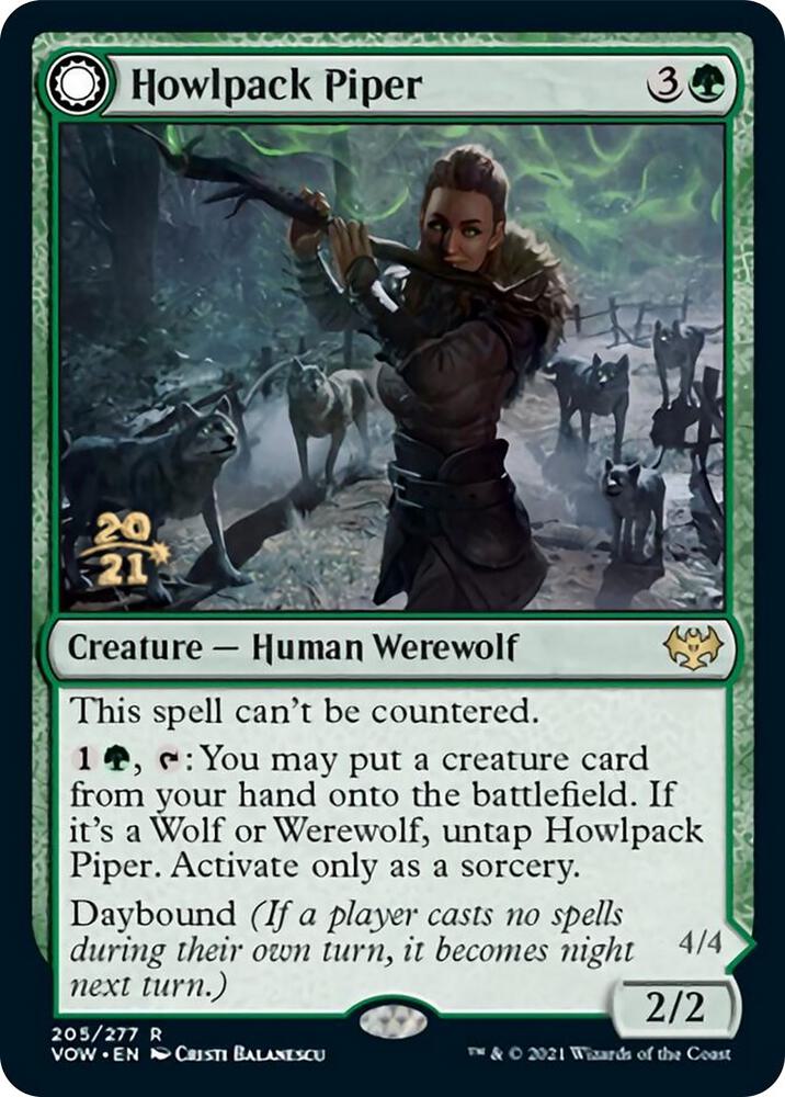 Howlpack Piper 205s/137 (Prerelease Cards)  - Foil | Good Games Modbury