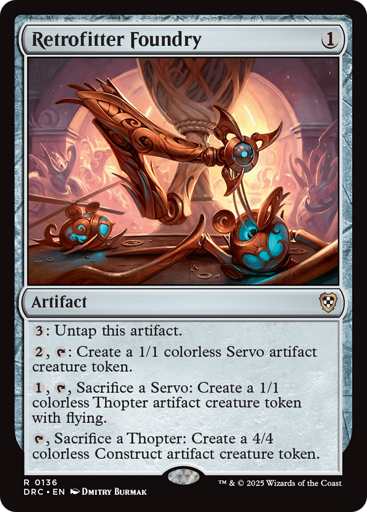 Retrofitter Foundry [Aetherdrift Commander] | Good Games Modbury