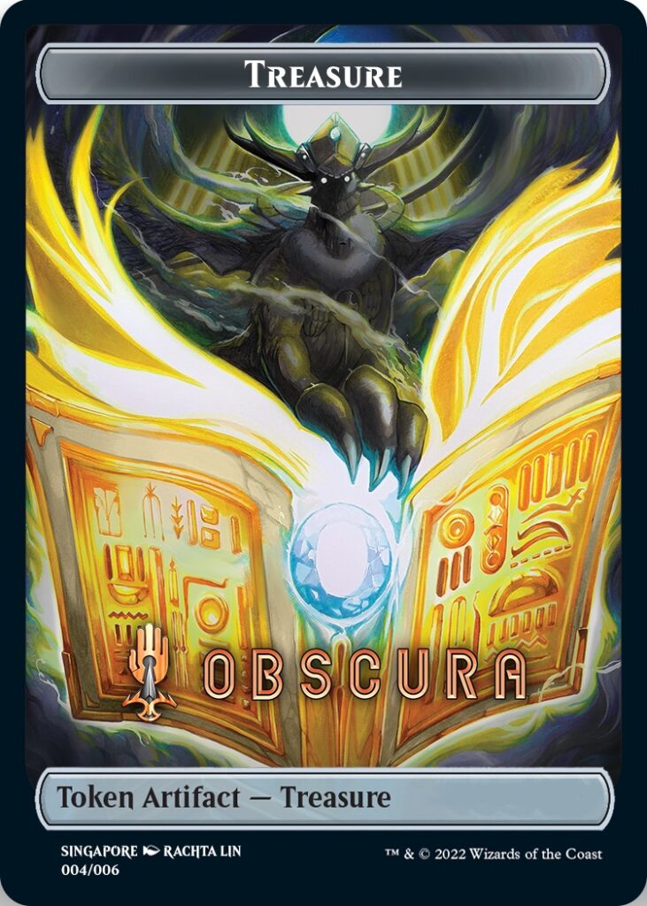 Treasure Token (Obscura) (Southeast Asia Artists) [Streets of New Capenna Tokens] | Good Games Modbury