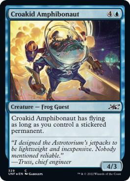 Croakid Amphibonaut Galaxy Foil 329/244 (Unfinity)  - Foil | Good Games Modbury