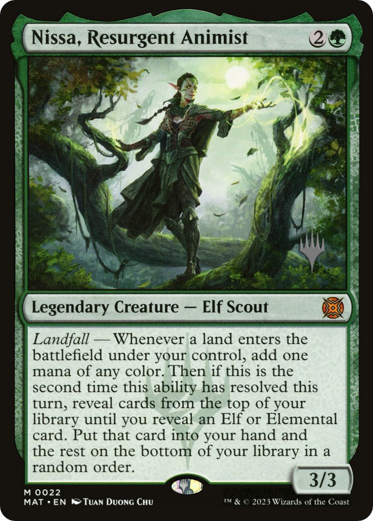 Nissa, Resurgent Animist (Promo Pack) [Murders at Karlov Manor Promos] | Good Games Modbury