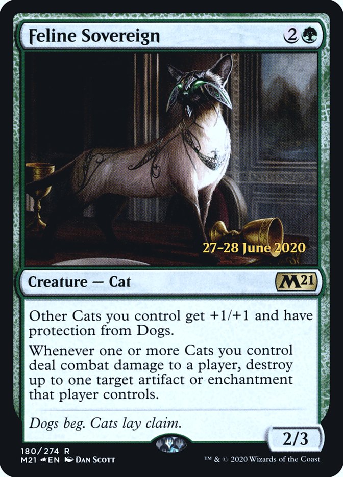 Feline Sovereign [Core Set 2021 Prerelease Promos] | Good Games Modbury