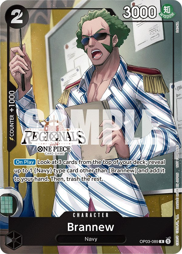 Brannew (Online Regional 2024) [Participant] [One Piece Promotion Cards] | Good Games Modbury