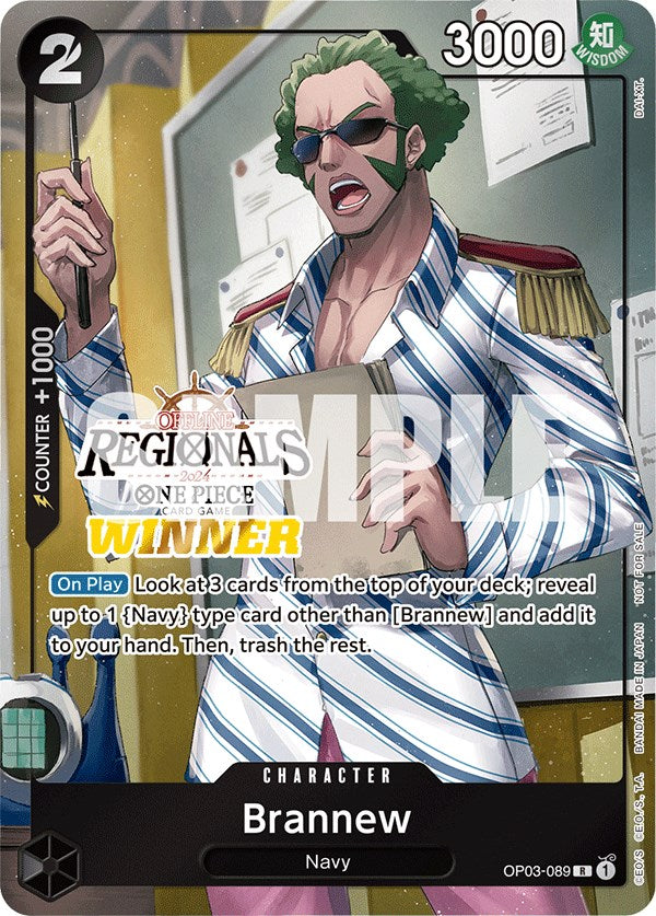 Brannew (Offline Regional 2024) [Winner] [One Piece Promotion Cards] | Good Games Modbury