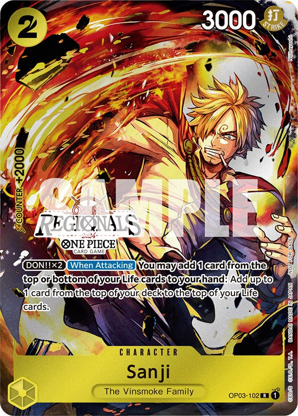 Sanji (Online Regional 2024) [Participant] [One Piece Promotion Cards] | Good Games Modbury