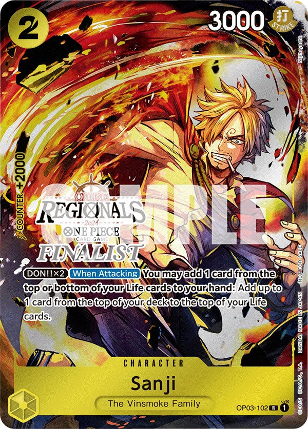 Sanji (Online Regional 2024) [Finalist] [One Piece Promotion Cards] | Good Games Modbury