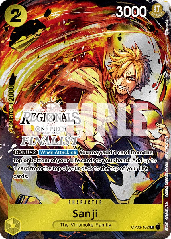 Sanji (Offline Regional 2024) [Finalist] [One Piece Promotion Cards] | Good Games Modbury